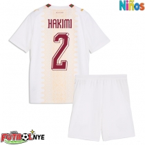 Camiseta Marruecos Achraf Hakimi #2 Visitante Equipación para niños Mundial 2026 manga corta (+ pantalones cortos)